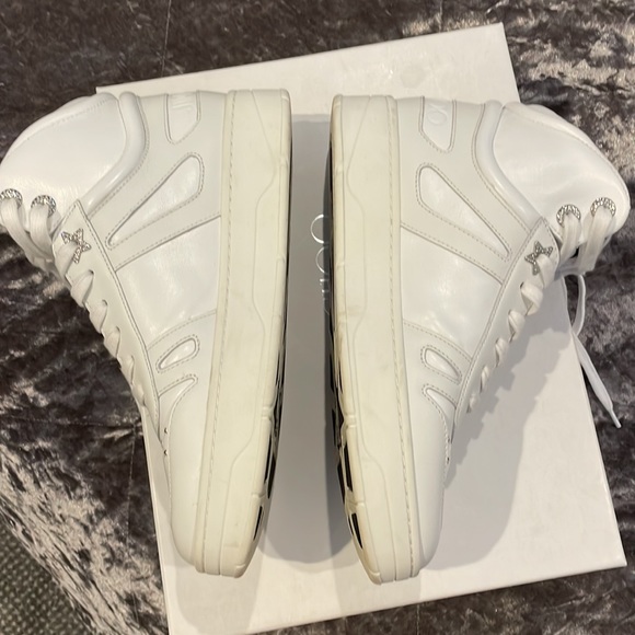 Jimmy Choo white sneakers size 38 - Picture 7 of 11